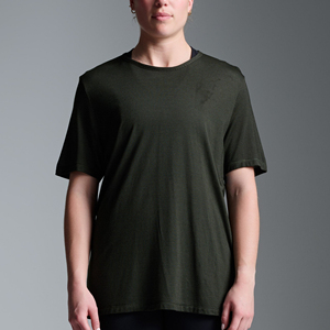 T-shirt pour femme de haute qualité, col rond, coupe ajustée, manches courtes, uni, décontracté, tendance - Product Image 6