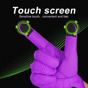 Guantes de Motociclismo de Protección Deportivos con Logotipo Personalizado al por Mayor, Transpirables, Duraderos, con Agarre Cómodo y Acabado de Cuero en la Palma - Product Image 6