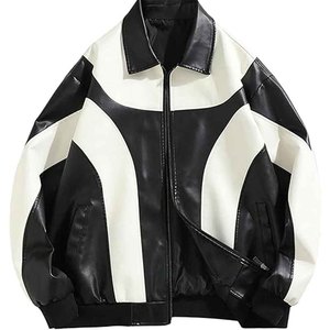 Mens Genuine <b>Leather</b> <b>Jacket</b> Biker Style Slim Fit <b>Winter</b> Coat Custom Logo OEM Factory Supplier - Product Image 5
