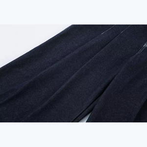 Jeans en denim coupe droite Y2K, taille haute, effet délavé soleil, broderie 3D, sur mesure, fabrication OEM pour vêtements streetwear - Product Image 5
