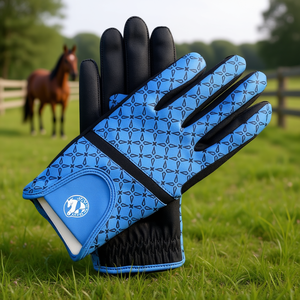 Custom Logo and Color Horse Riding Gloves <b>Equestrian</b> Sets & Accessories - Product Image 3