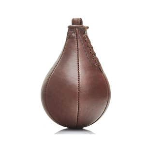 Sac de frappe Speedball en cuir suspendu à deux extrémités pour la boxe et l'entraînement MMA. - Product Image 3