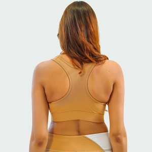 Conjunto de yoga personalizado más vendido, leggings de cintura alta de color sólido con franja lateral y sujetador deportivo, conjunto deportivo de dos piezas. - Product Image 5