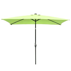 Ombrello da Patio in alluminio 10x6,5 piedi con 20 led per spazi esterni - Product Image 3