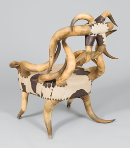 Chaise décorative en corne de buffle de qualité supérieure, style paon, meubles vintage en bois de luxe de NEHA ENTERPRISES - Product Image 3