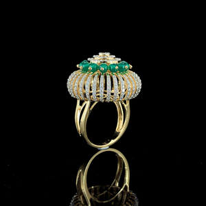 แหวนเพชรทองคำ 14 กะรัต รับรองโดย IGI น้ำหนัก 1.61 กะรัต สี FG ความสะอาด VVS-VS เพชรธรรมชาติทรงบริลเลียนท์ เครื่องประดับหรูหราสำหรับผู้หญิง - Product Image 2