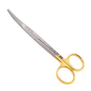 T.C. Supercut Mayo กรรไกรแบบใช้มือหมุน17ซม. ทำจากสเตนเลสสไตล์เยอรมันโค้งอุปกรณ์สร้างแบรนด์เครื่องมือผ่าตัดพื้นฐาน - Product Image 1