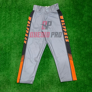 Custom Sports Wear <b>Baseball</b> Pants Team Uniforms Sublimation Anti-Bacterial 100% Polyester All Seasons OEM Manufacturer Fast - Product Image 1