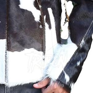 Chaqueta de Cuero con Pelo Genuino de Alta Calidad, Logotipo Personalizado, Prenda de Moda, Chaqueta de Cuero con Pelo de Lujo en Venta, Fabricante OEM - Product Image 5