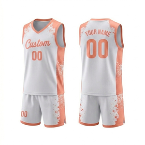 Conjuntos de Camisetas y Pantalones Cortos de Baloncesto Sublimados Personalizados, Uniformes de Baloncesto para Equipos, Uniformes de Baloncesto para Hombre - Product Image 4