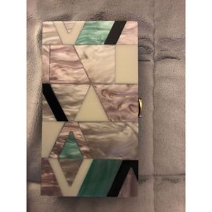Women's Stylish Designer Eco-<b>Resin</b> Evening Clutch Unique Handcrafted <b>Resin</b> <b>Crafts</b> - Product Image 4
