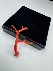 ลูกปัดปะการังแดงอิตาลีคุณภาพสูง รูปทรงกิ่งไม้ สำหรับทำเครื่องประดับ พลอยปะการังรูปต้นไม้ - Product Image 4