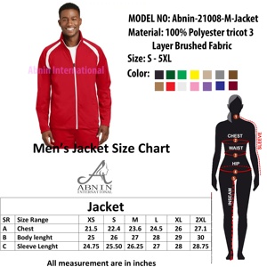 Veste de course à col montant pour hommes, vêtements d'entraînement coupe-vent de qualité supérieure pour l'hiver, nouveauté - Product Image 5