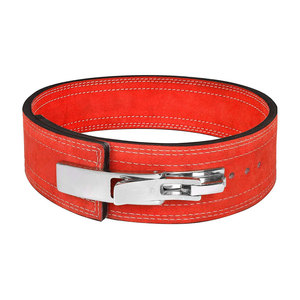 เข็มขัดยกน้ำหนักหนังแท้แบบมีหัวเข็มขัดแบบคันโยกสำหรับออกกำลังกาย ฟิตเนส ดิป พูลอัพ สควอท ขายส่งแบบดรอปชิป - Product Image 5