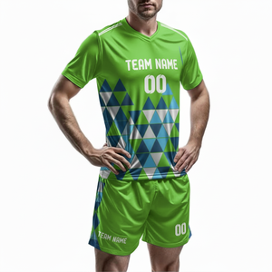 Customizable Full Size Best Football Wear Sports Shirt Breathable Sports Wear Quick Dry Soccer Uniform Soccer Jersey - Product Image 1