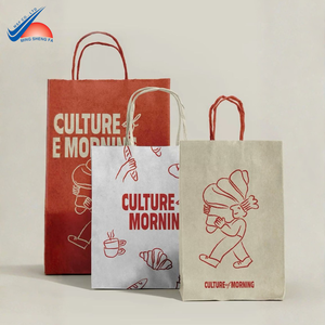 Sac cadeau en papier fin personnalisé avec poignée |   Sac de courses imprimé léger pour la vente au détail et la promotion - Product Image 4