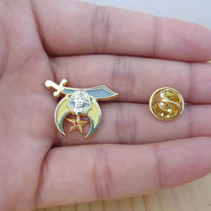 Insignias Masónicas de Primera Calidad, Servicio OEM, Nuevo, Emblemas Negros de los Francmasones, Insignias Metálicas Personalizadas de Marca - Product Image 5