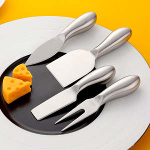 Stainless Steel Cheese Tools <b>Knife</b> Plane Fork Spreader Kitchen Serving Accessories For Home Restaurant Professional Use Dinings - Product Image 1