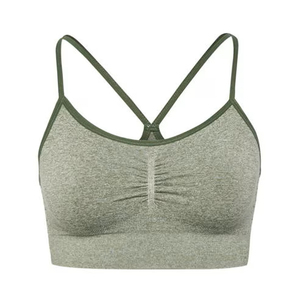 Sujetador deportivo acolchado para mujer, de alta sujeción, para gimnasio, entrenamiento, yoga, correr, fitness, cómodo y transpirable. - Product Image 4