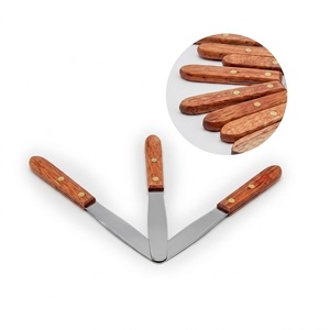 Juego de Cuchillos Quirúrgicos Dentales con Mangos de Madera, Hojas Plateadas, Instrumento Manual Clase I, Agarre Ergonómico - Product Image 3