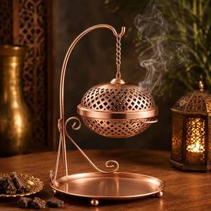 Chauffe-Plat Suspendu de Luxe Doré avec Plateau Chaîne et Support pour Traiteur – Vente en Gros - Product Image 2