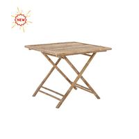 Meilleure vente ensemble table et chaises en bambou pliable fonction de massage pour salle à manger chambre utilisation extérieure fait à la main au Vietnam