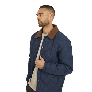 Hot Sale Men's Quilted Puffer <b>Jacket</b> Men Outdoor Clothing <b>Padded</b> Winter Coat Fashion Streetwear Custom Printing Private Label - Product Image 4