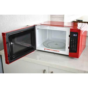 Frigidora de 1.1 Cúpulas Horno de Microondas de Sobremesa con Pantalla LED, 10 Niveles de Potencia, Rojo - Product Image 3