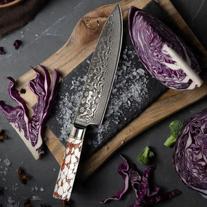 Cuchillo de Chef Profesional de Damasco de 8 Pulgadas con Logotipo Personalizado - Product Image 3