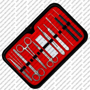 ชุดเครื่องมือผ่าตัดสำหรับนักศึกษาแพทย์ ทำจากเหล็กกล้าไร้สนิม สำหรับขายออนไลน์ - Product Image 2