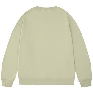 Sweat-shirt à col rond vert clair pour homme, impression numérique, décontracté, manches longues, coton, pull confortable, streetwear - Product Image 2