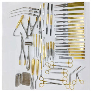 Juego de Instrumentos Quirúrgicos para Rinoplastia, 82 Piezas, Kit Profesional de Cirugía Plástica Nasal, Acero Inoxidable, Titanio, Manual, ENT MOL - Product Image 3
