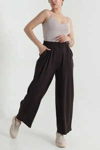 Pantalones Deportivos de Mujer para Otoño, Ecológicos, de Cintura Alta, Transpirables, Elásticos en Cuatro Direcciones, Impermeables, de Mezcla de Algodón y Forro Polar - Product Image 5