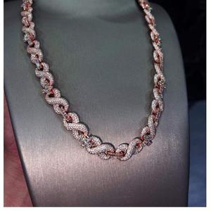 Collier Chaîne Tennis en Argent Sterling 925 avec Moissanite VVS Taille Brillant, Bijoux Fins de Créateur, Artisanat de Qualité Supérieure - Product Image 3