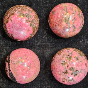 Bola de piedras preciosas naturales de alto grado, esfera de rodonita, la mejor calidad para regalar, decoración del hogar, meditación, curación, puesta a tierra a granel - Product Image 2