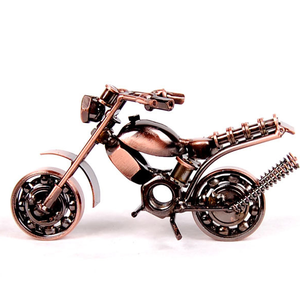 <b>Vintage</b> Metal Motorcycle <b>Wall</b> <b>Clock</b> Handmade Decor Red Classic Bike Design Home Office Gift Collectible Souvenir Gift - Product Image 6