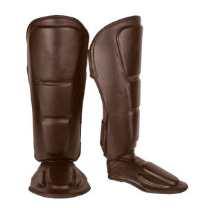 อุปกรณ์ป้องกันหน้าแข้งสำหรับชกมวย ปี 2025  หนังแท้ สกรีนโลโก้ได้ สำหรับผู้ใหญ่ - Product Image 1