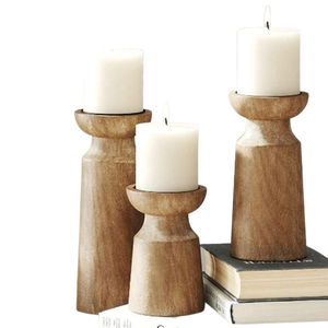 Portavelas Metálico Hecho a Mano con Acabado Antiguo, Nuevo Portavelas para el Hogar - Product Image 1