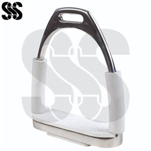 Estribos Flexibles para Caballo, Duraderos, Ligeros y Cómodos, de Acero Inoxidable, para Entrenamiento y Equitación - SHER SONS SPORTS - Product Image 4