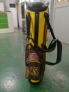 IOTA PHI THETA <b>GOLF</b> BAGS, IOTA <b>GOLF</b> BAG, BROWN & GOLD <b>GOLF</b> BAG Custom Logo <b>Golf</b> Bags - Product Image 5