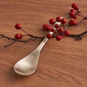 Cuchara de Udon Coreana Premium NOBBAN, Cuchara para Cereal Yugi, Cucharón Grande para Sopa, para Comidas Elegantes - Product Image 4