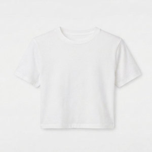 Camisetas Cortas para Mujer, Estilo Moderno, Casual, a la Moda, para Verano, Estilo Urbano - Product Image 1