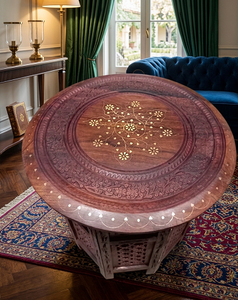 Modern Handcrafted Sheesham Wood <b>Stool</b> Sturdy <b>Step</b> <b>Stool</b> for Kitchen & Living Room Comfortable Seating - Product Image 2