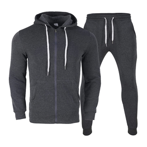 Unisex Plus Size Heavyweight Eco-Friendly Cotton Sports <b>Tracksuit</b> Set 2025 Custom Logo Casual Sweat Suit Solid FORTLEO IND - Product Image 6