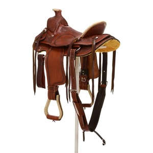 Selle anglaise tout usage en coton de haute qualité avec arceau en bois pour adultes et jeunes – Conçue pour l'entraînement sur sentier et l'équitation - Product Image 3
