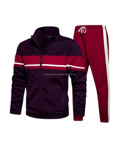 Conjunto de chándal deportivo personalizado para hombres y mujeres 2024 traje de Jogger de alta calidad OEM gimnasio Fitness Wear Zip Sudadera con capucha pantalones chándal - Product Image 6
