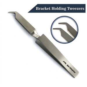 Pince de maintien pour bracket dentaire, instrument orthodontique à pointe fine pour pose de fixation directe et Cross Lock, pour une précision optimale - Product Image 1