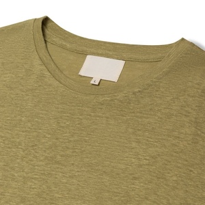 T-shirt personnalisé vierge 100 % coton tricoté respirant pour homme, manches courtes, impression de logo, graphique, grandes tailles, décontracté, fournisseur en gros - Product Image 2