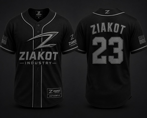 Wholesale Top Quality Custom Black Black-Gray Authentic <b>Baseball</b> Jersey from Pakistan Manufacturer - Product Image 1