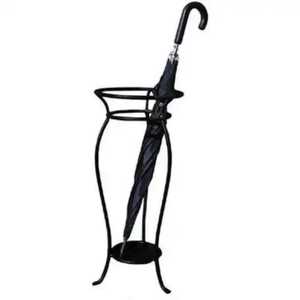 Porte-parapluie cylindrique en bambou et rotin naturel fait main, panier de rangement ouvert pour bâtons et cannes d'entrée, vente en gros - Product Image 3